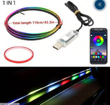 Symphony Atmosphere Light For Car (App Controlled) - Wi Gadget