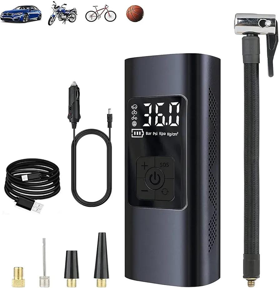 1 Pc Multiple Functionalities Tyre Inflator - Wi Gadget