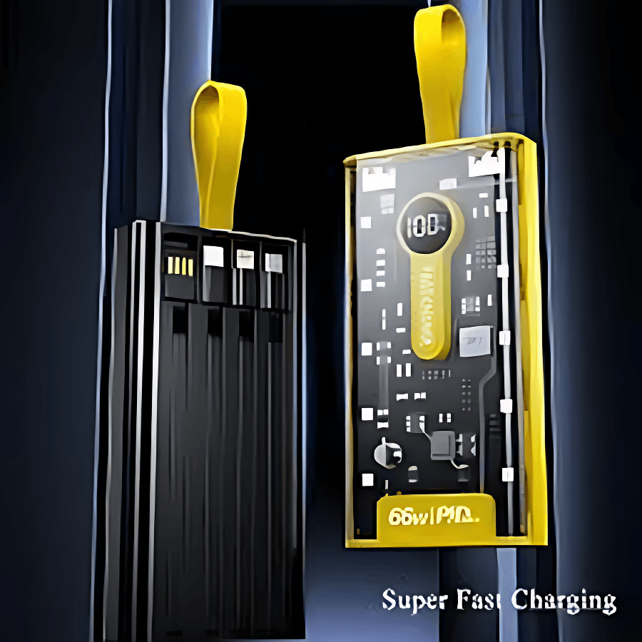 20000 MAH Transparent Power Bank - Wi Gadget