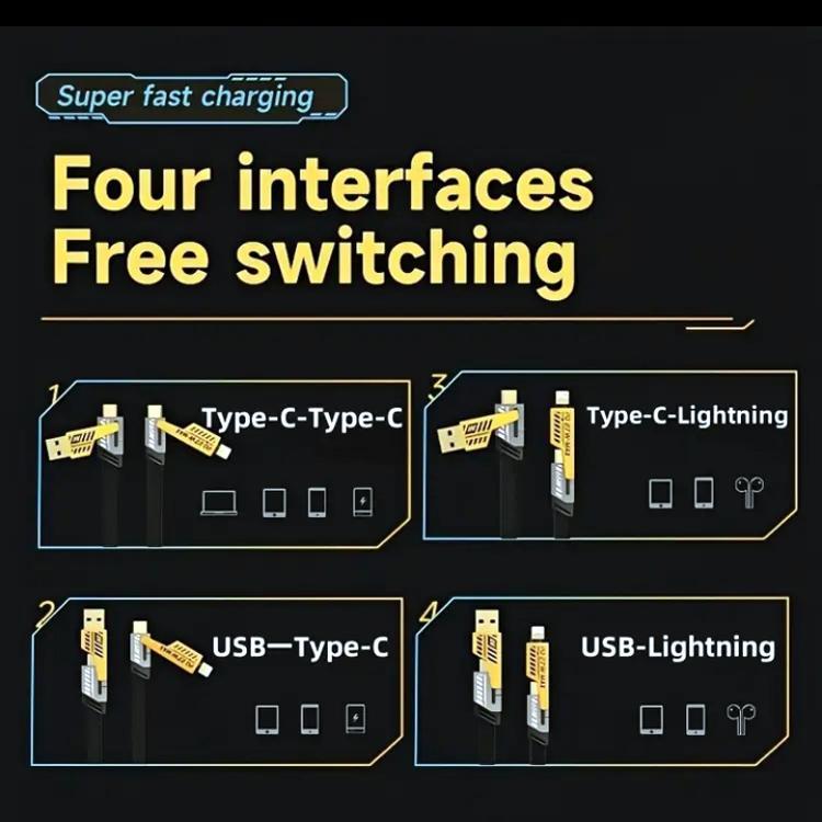4 in 1 Charging Cable - Wi Gadget