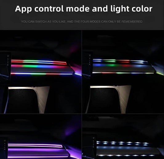 Symphony Atmosphere Light For Car (App Controlled) - Wi Gadget