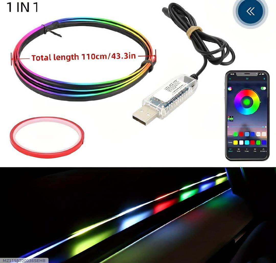 Symphony Atmosphere Light For Car (App Controlled) - Wi Gadget