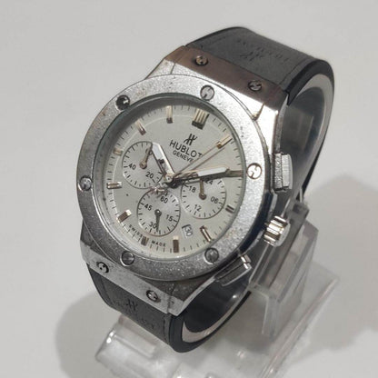 HUBOLT Geneve Silver Watch - Wi Gadget