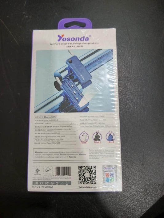 Yosonda (10,000mAH) 4 in 1 Power bank - Wi Gadget