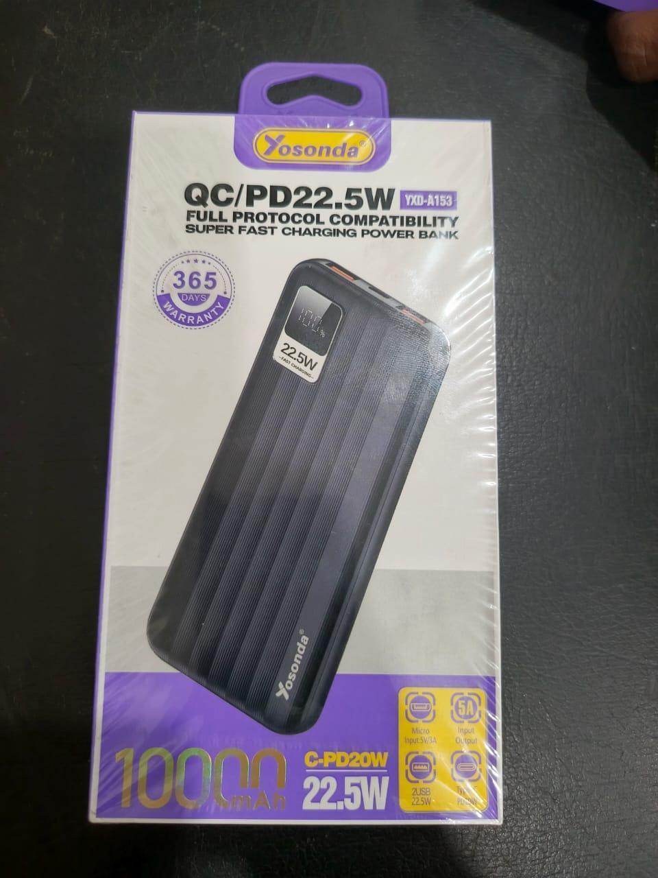 Yosonda Auto-Id (10,000mAH) Power Bank - Wi Gadget
