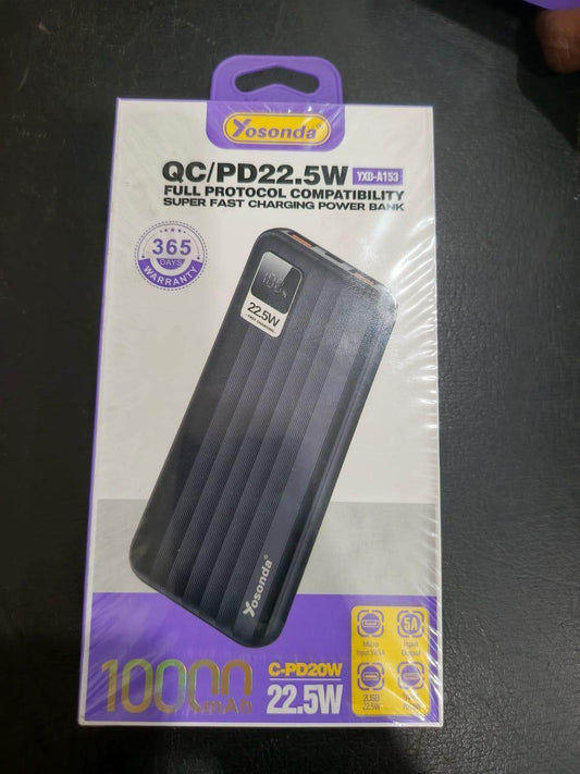 Yosonda Auto-Id (10,000mAH) Power Bank - Wi Gadget
