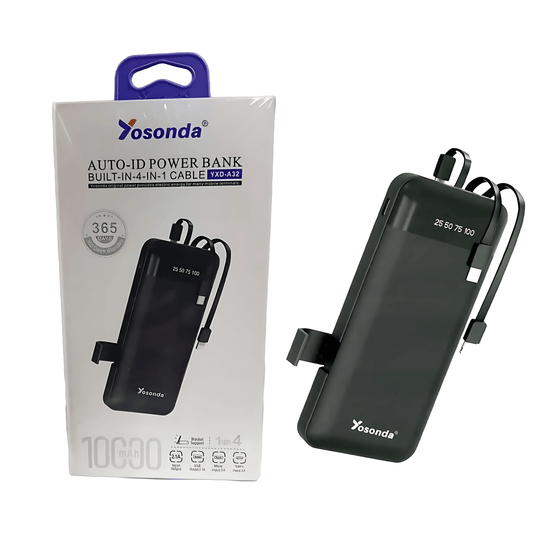 Yosonda 4 in 1 Power Bank (10,000mAH) - Wi Gadget