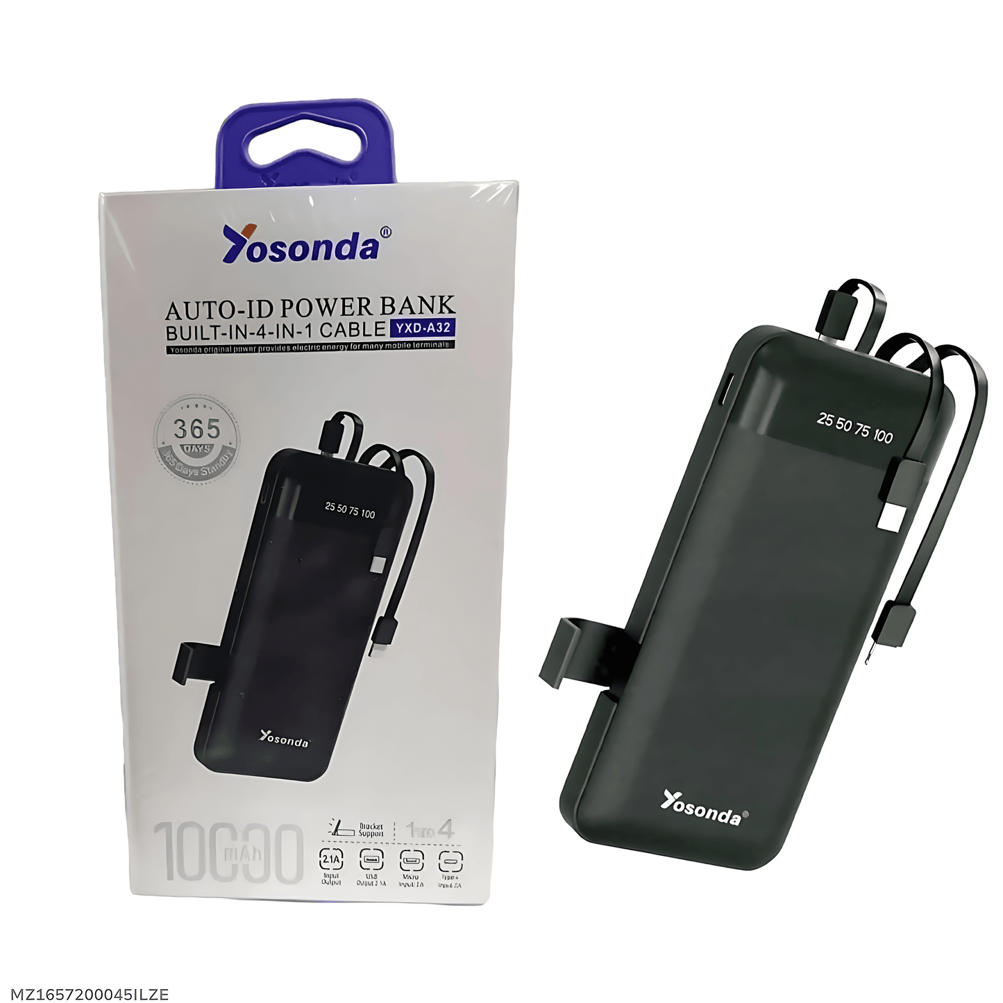 Yosonda 4 in 1 Power Bank (10,000mAH) - Wi Gadget