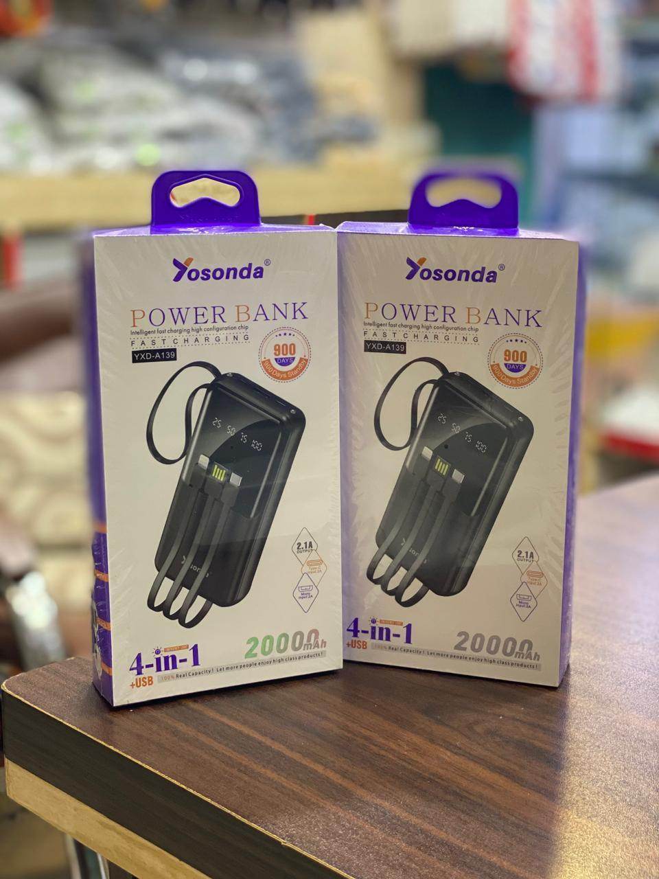 Yosonda (20,0000mAh) Power Bank - Wi Gadget