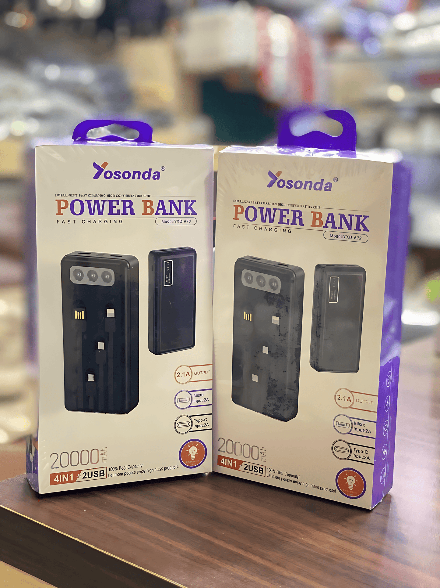 Yosonda 4 in 1 Power Bank (20,000mAh) - Wi Gadget