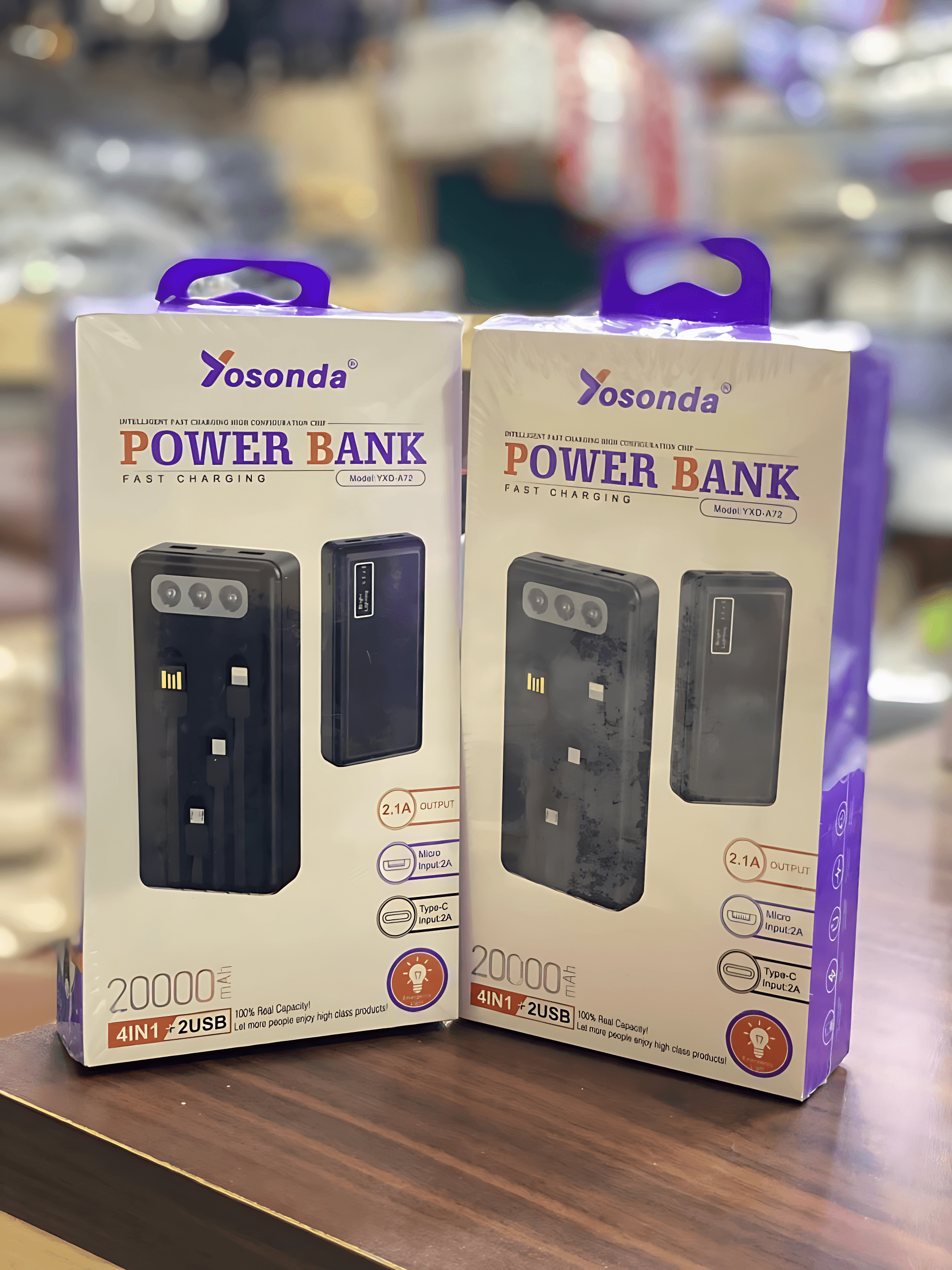 Yosonda 4 in 1 Power Bank (20,000mAh) - Wi Gadget
