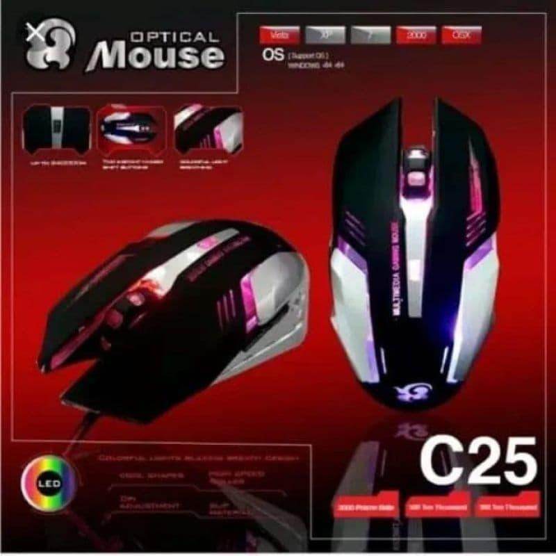 C25 Optical Gaming Mouse - Wi Gadget