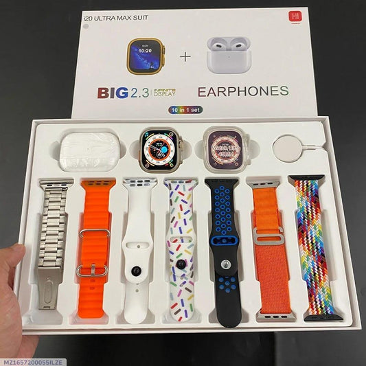 i20 Ultra max Suit Smart Watch - Wi Gadget