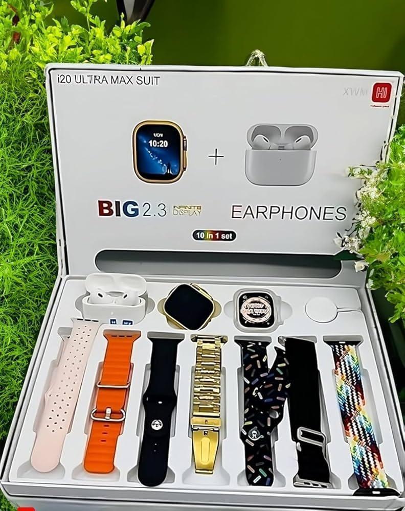 i20 Ultra max Suit Smart Watch - Wi Gadget