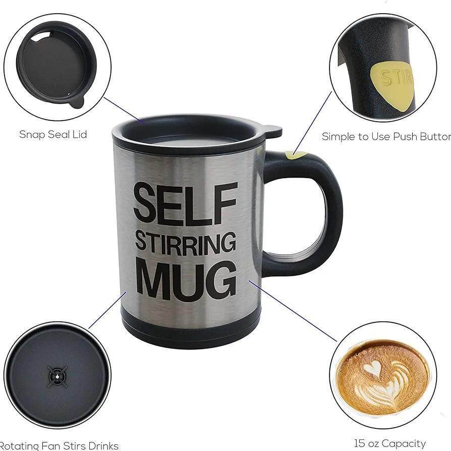 Self Stirring Mug - Wi Gadget