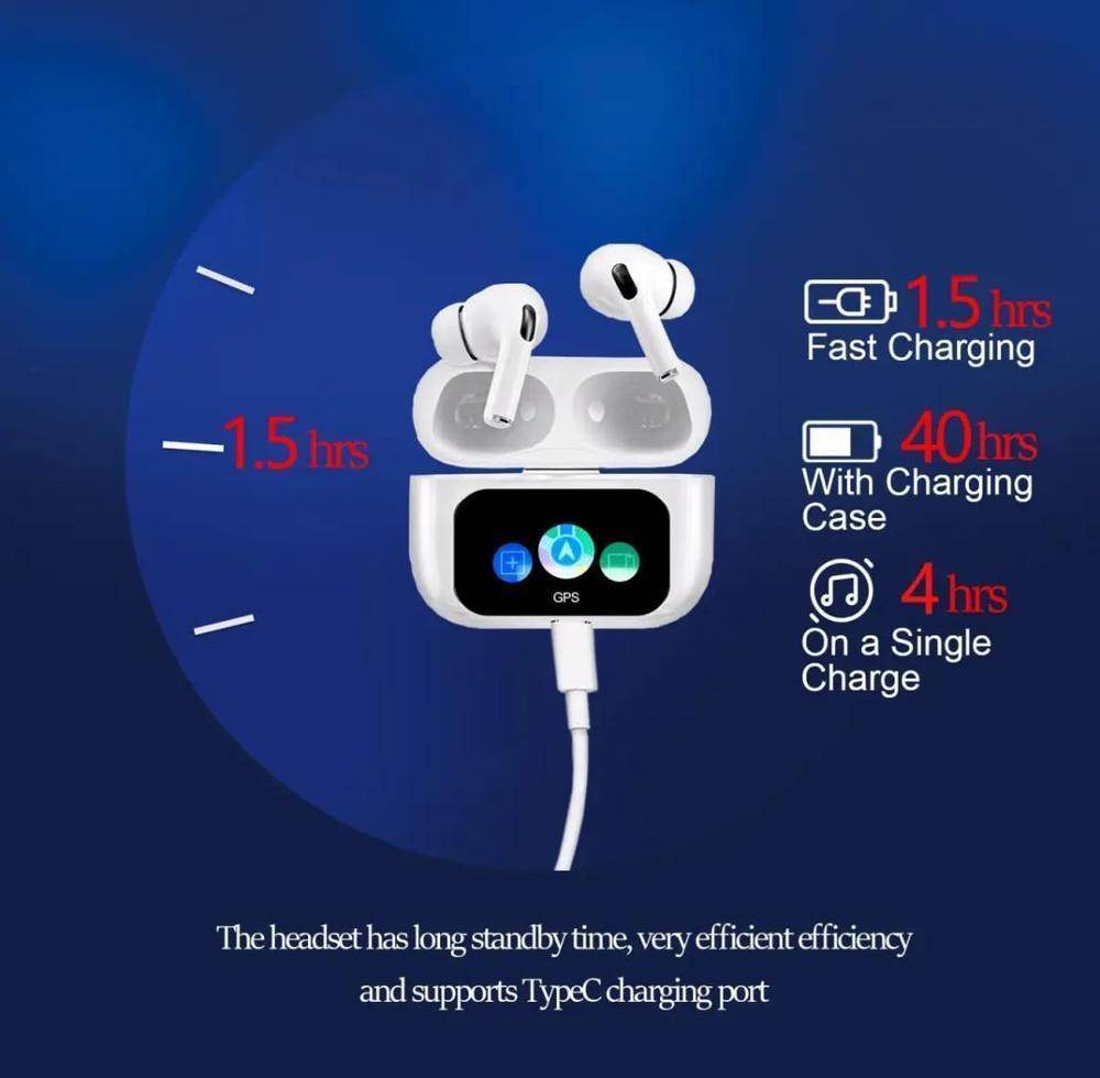 A9 Pro Display Airpods - Wi Gadget