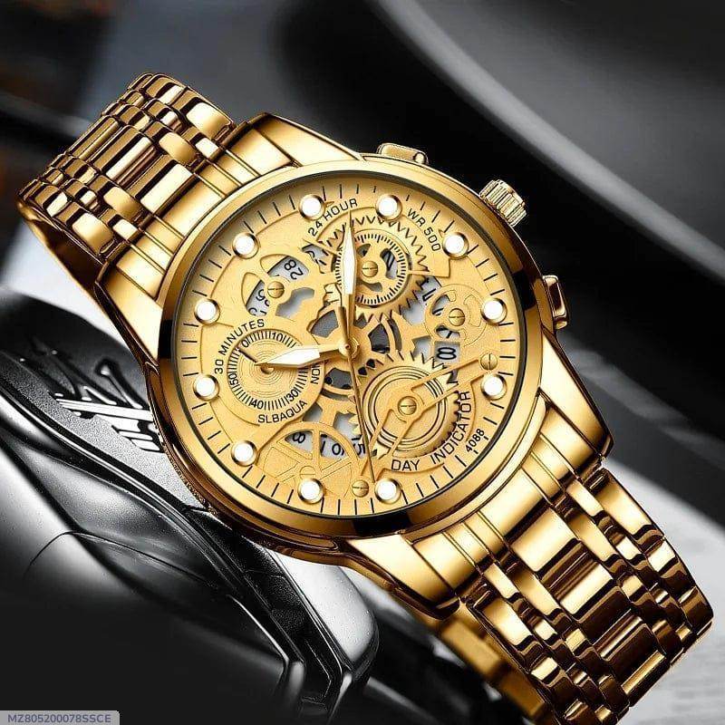 WR 500 Gold Watch - Wi Gadget