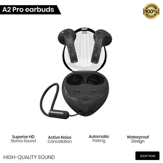 Amgras A2 Pro Wireless Earbuds - Wi Gadget