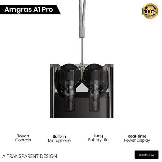 Amgras A1 Pro Wireless Earbuds - Wi Gadget