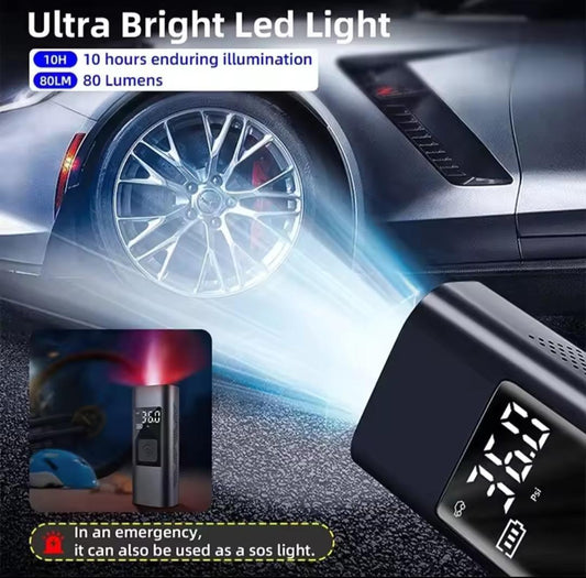 1 Pc Multiple Functionalities Tyre Inflator - Wi Gadget