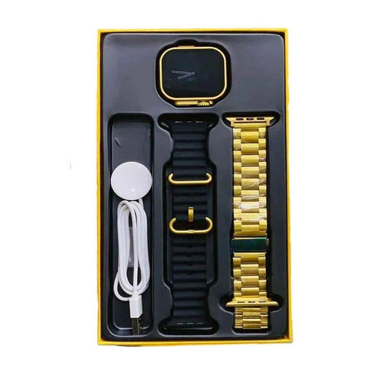 HK-09 Smart Watch Ultra Golden Edition - Wi Gadget