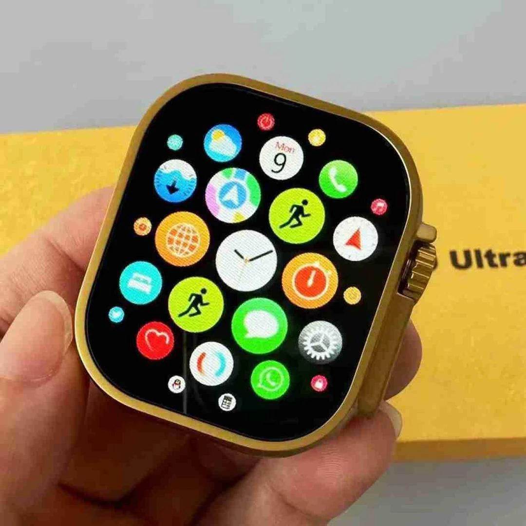 HK-09 Smart Watch Ultra Golden Edition - Wi Gadget