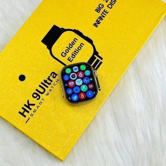 HK-09 Smart Watch Ultra Golden Edition - Wi Gadget