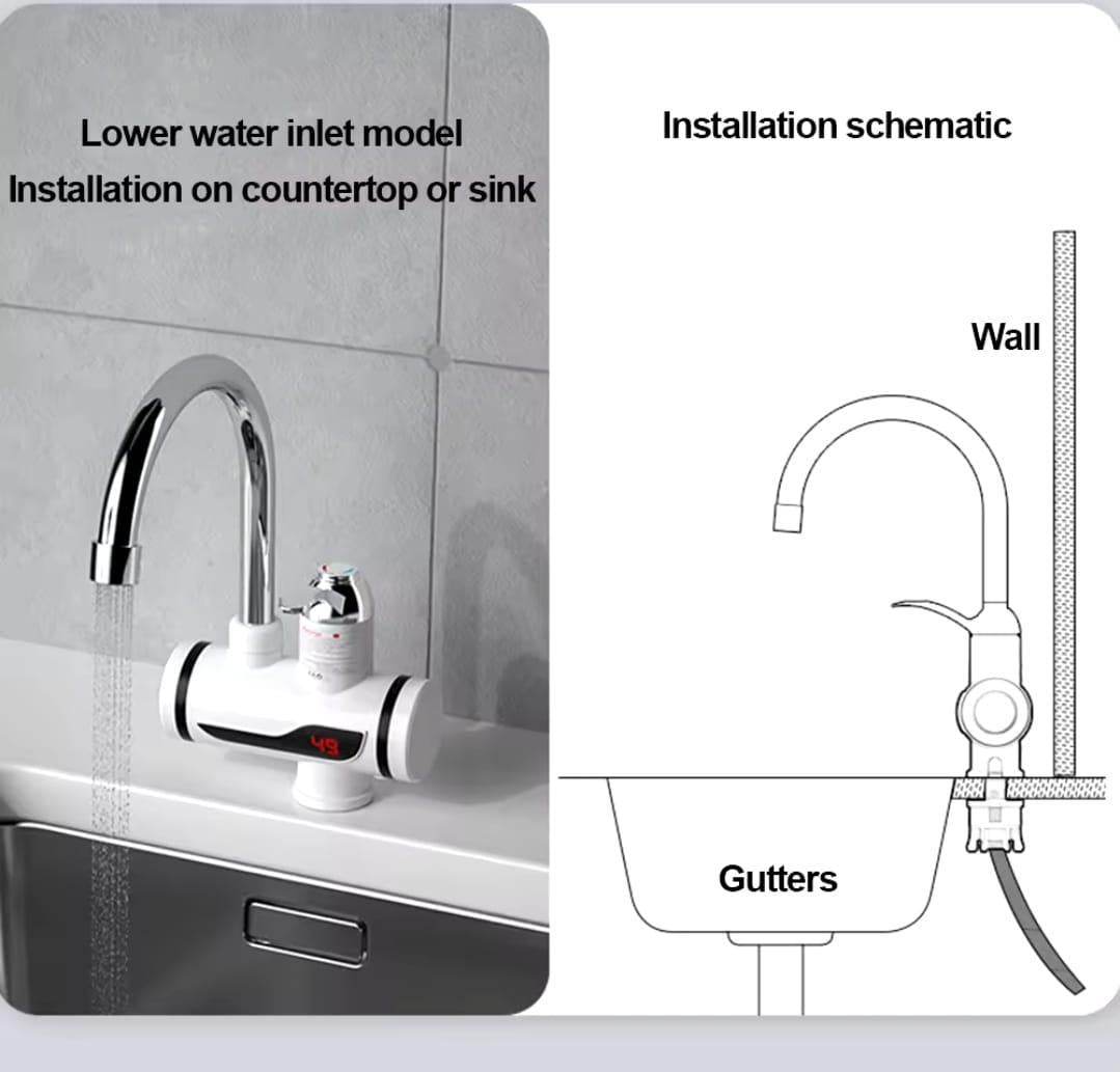 360° Electric Water Heating Tap - Wi Gadget