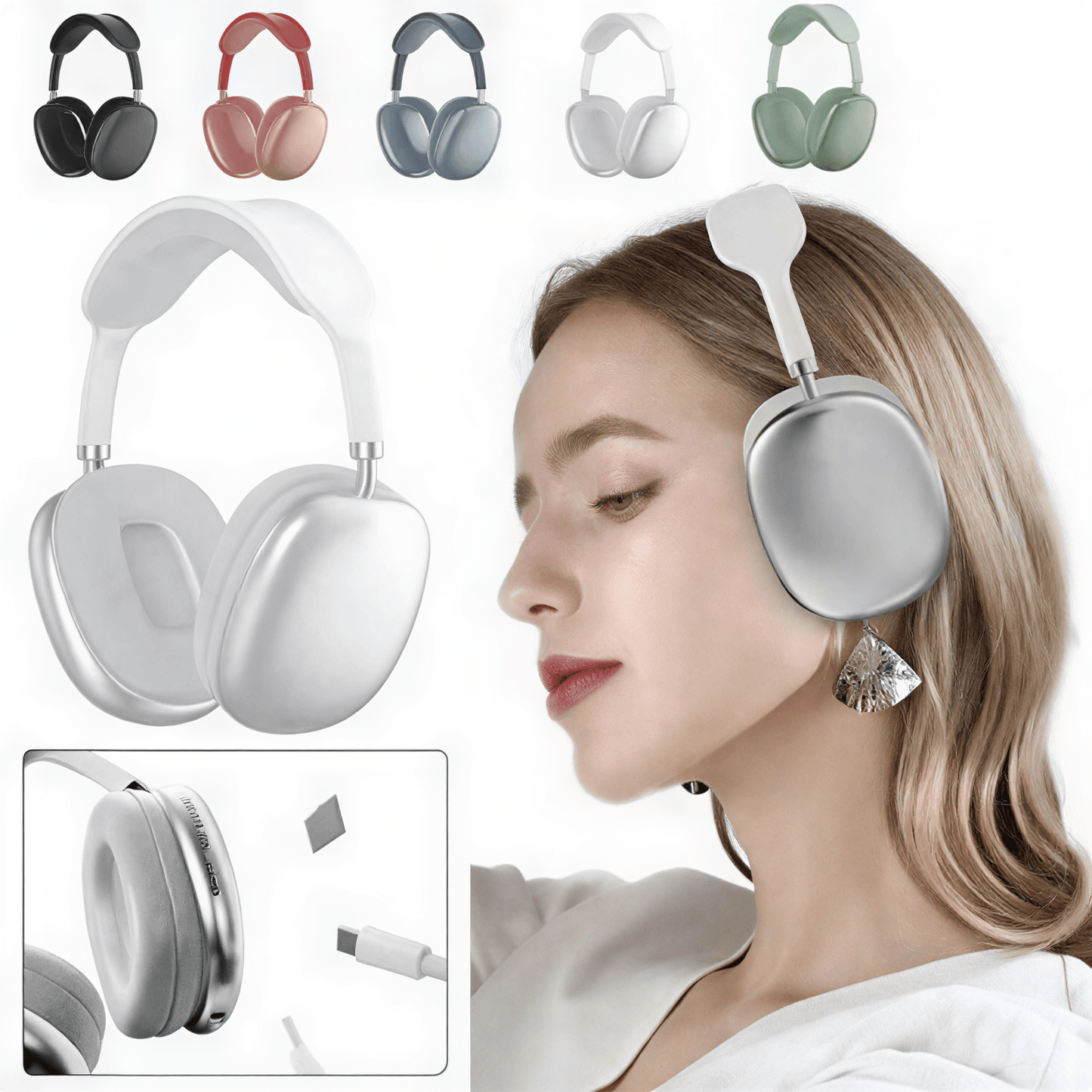P9 Pro Max Wireless Headphones - Wi Gadget