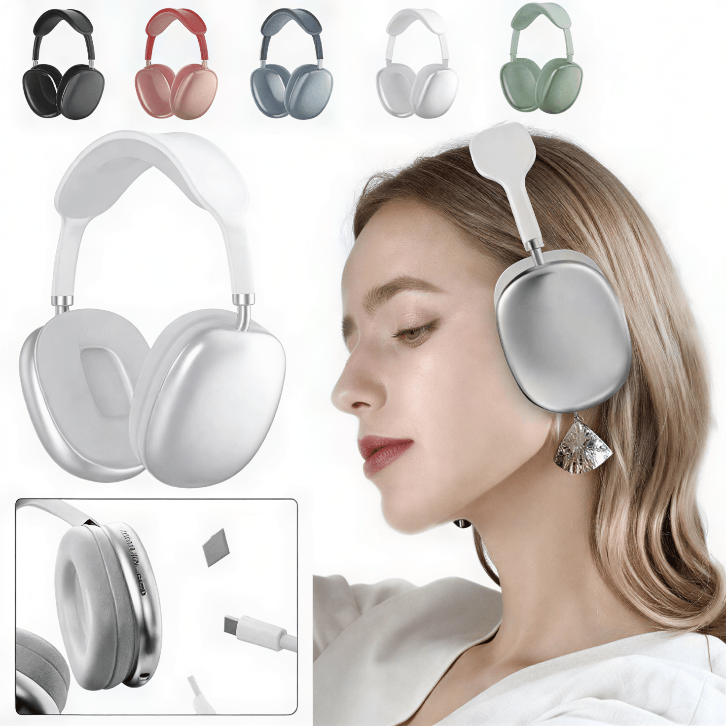P9 Pro Max Wireless Headphones - Wi Gadget