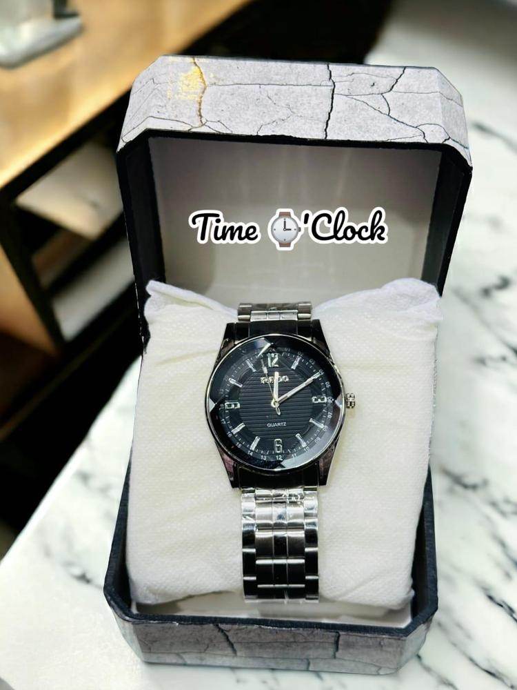 Time'O Clock Black Quartz Watch - Wi Gadget