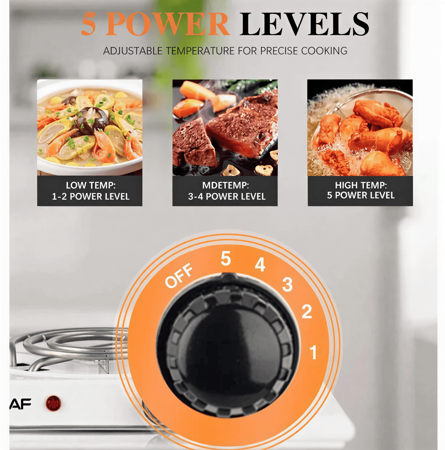 RAF Electric Stove R.8010B - Wi Gadget