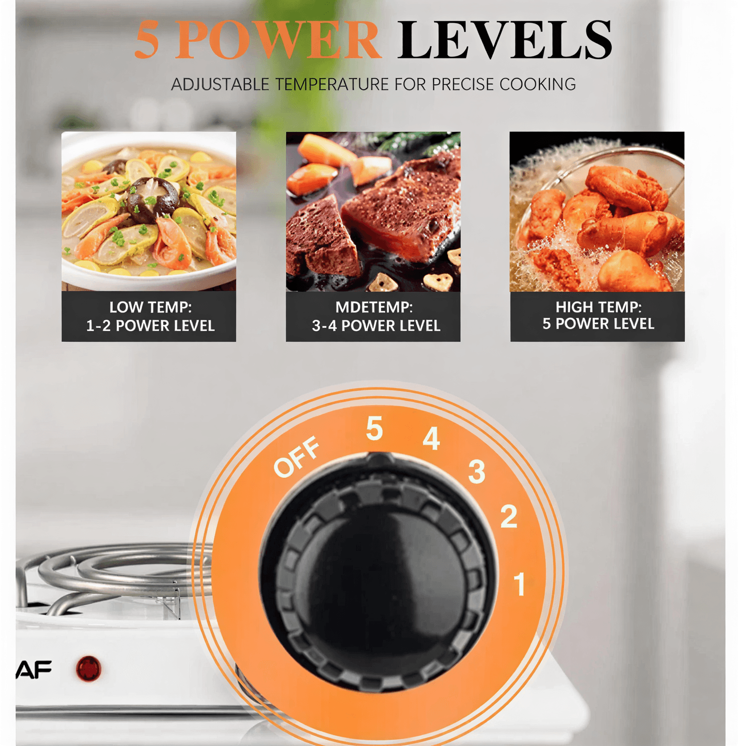 RAF Electric Stove R.8010B - Wi Gadget