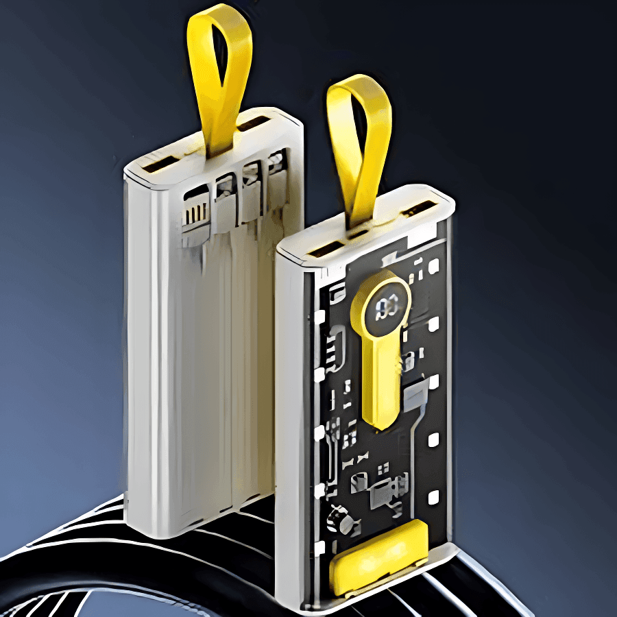 20000 MAH Transparent Power Bank - Wi Gadget