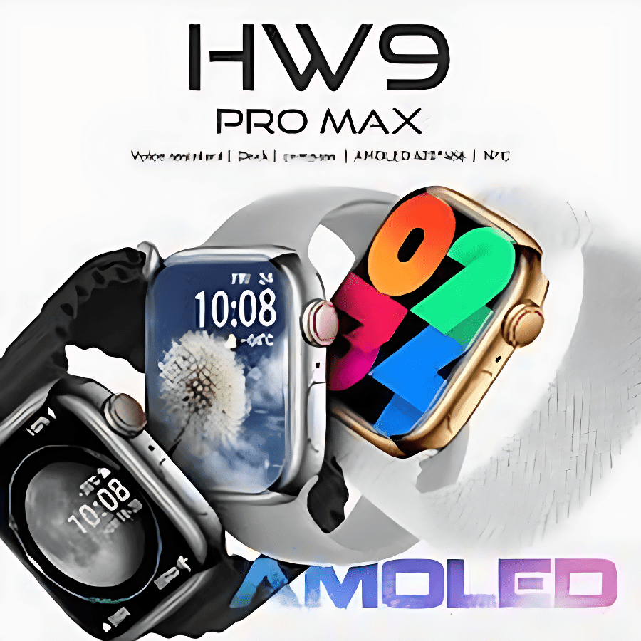 Hw9 Ultra Max Smart Watch with Amoled Display - Wi Gadget